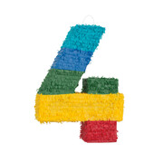 Pinata Numeral Number 4 (Pk 1)