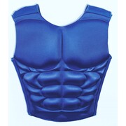 Child Blue Hero Muscle Vest Costume Pk 1