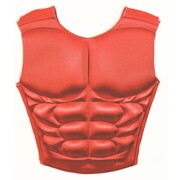 Child Red Hero Muscle Vest Costume Pk 1