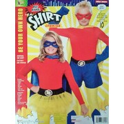Child Red Super Hero Shirt Costume Pk 1 