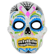 Transparent Day of the Dead Face Mask