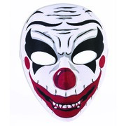 Evil Clown Halloween Face Mask Pk 1