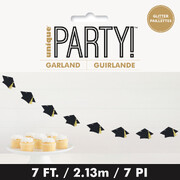 Graduation Cap with Gold Tassels Garland Decoration