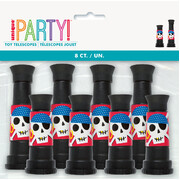 Ahoy Pirate Telescope Party Favours (Pk 8)