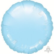 Metallic Pastel Blue Circle 17in. Standard Foil Balloon Pk 1