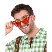 Novelty Oktoberfest Sausage Specs Glasses