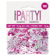 Pink & Silver Glitz 18 Confetti Scatters 14g