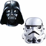 Star Wars Classic Cardboard Masks Pk 8