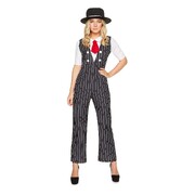 Adult Gangster Girl Costume Womens Medium 12-14