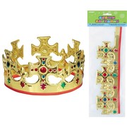 Soft Plastic Gold Crown Pk 1 