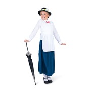 Child Magical Nanny Costume (Small, 3-4 Yrs)