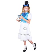 Child White Rabbit Dress Costume (Large, 7-8 Yrs)