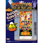 Halloween Trick or Treat Door Cover Decoration (76cm x 152cm) Pk 1