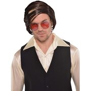 Dark Brown Comb Over Wig Pk 1