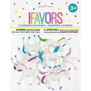 Unicorn Toy Figurine Party Favours (Pk 8)