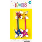 Party Favours Pinwheels Colourful Pk 4 