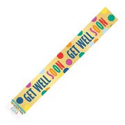 Get Well Soon Foil Banner Decoration 2.74m
