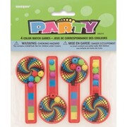 Party Favours - Colour Match Ball Games Pk 4 