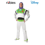 Toy Story Adult Deluxe Buzz Lightyear Costume XL – Top, Pants, Snood & Jetpack Wings
