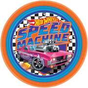 Hot Wheels Paper Plates Large (Pk 8)