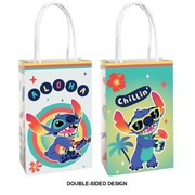 Lilo & Stitch Kraft Paper Loot Bags with Handles Pk 8