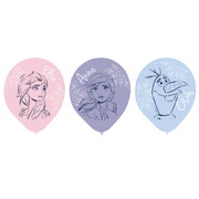 Disney Frozen 2 Pastel Latex Balloons Pk 6