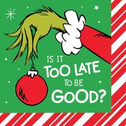 Christmas The Grinch Lunch Napkins 2 Ply Pk 16