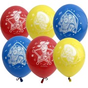 Toy Story Latex Balloons 6 Pack | 30cm Helium or Air Party Balloons