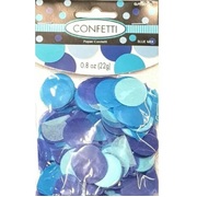 Blue Mix Paper Confetti Scatters 22gms Pk 1
