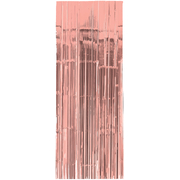 Metallic Rose Gold Foil Tinsel Curtain (91 x 243cm)