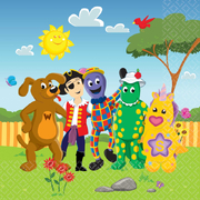 The Wiggles 2 Ply Lunch Napkins (Pk 16)