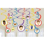 The Wiggles Hanging Swirl Decorations (Pk 12)
