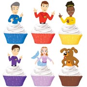 The Wiggles Cupcake Case & Pick Topper Kit 48 Pieces