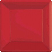 Apple Red 7in Square Paper Plates Pk 20