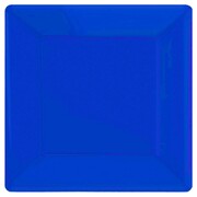 Royal Blue 9in Square Paper Plates Pk 20