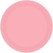 New Pink 7in Round Paper Plates Pk 20