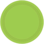 Kiwi Green 9in Round Paper Plates Pk 20