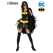 DC Comics Batgirl Secret Wishes Adult Costume Small 8–10 – Dress, Cape, Mask, Belt & Boot Tops