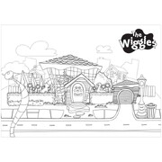The Wiggles Colour Me In Placemats Decorations Pk 8