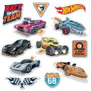 Hot Wheels Cutouts Decorations (Pk 12)