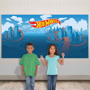 Giant Hot Wheels Scene Setter Backdrop Wall Decoration