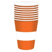 Construction Traffic Cone Paper Cups (Pk 8)