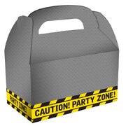 Construction Party Cardboard Gable Treat Boxes (Pk 8)