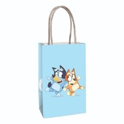 Bluey Kraft Paper Loot Bags with Handles Pk 8