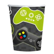 Level Up Gamer Gaming Paper Cups 266ml Pk 8 9oz