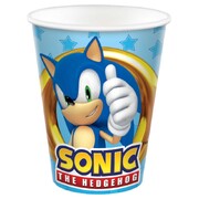 Sonic The Hedgehog Paper Cups 9oz 266ml Pk 8