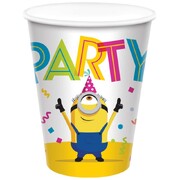 Minions Paper Cups 9oz 266ml Pk 8