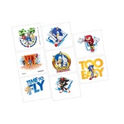 Sonic The Hedgehog Temporary Tattoos Pk 8 1 Sheet