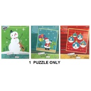 Assorted Designs Kids Christmas Puzzles (Pk 1)