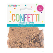Rose Gold Mini Hearts Table Confetti Scatters 14gm